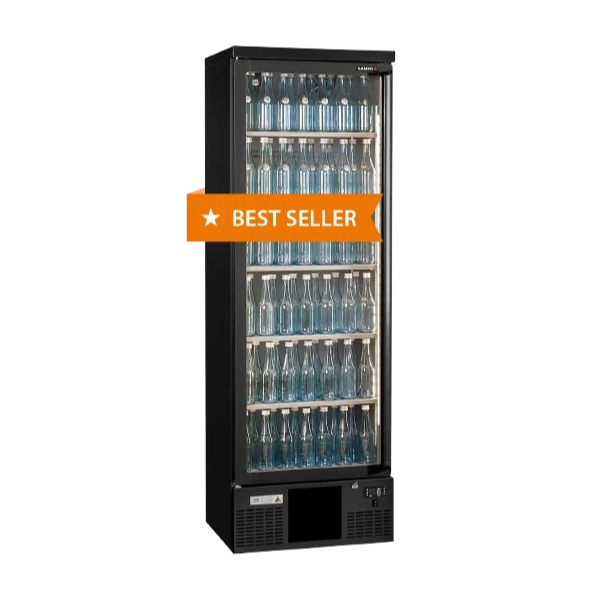 BlackTall Commercial Bottle Cooler – 307 L Glass Door
